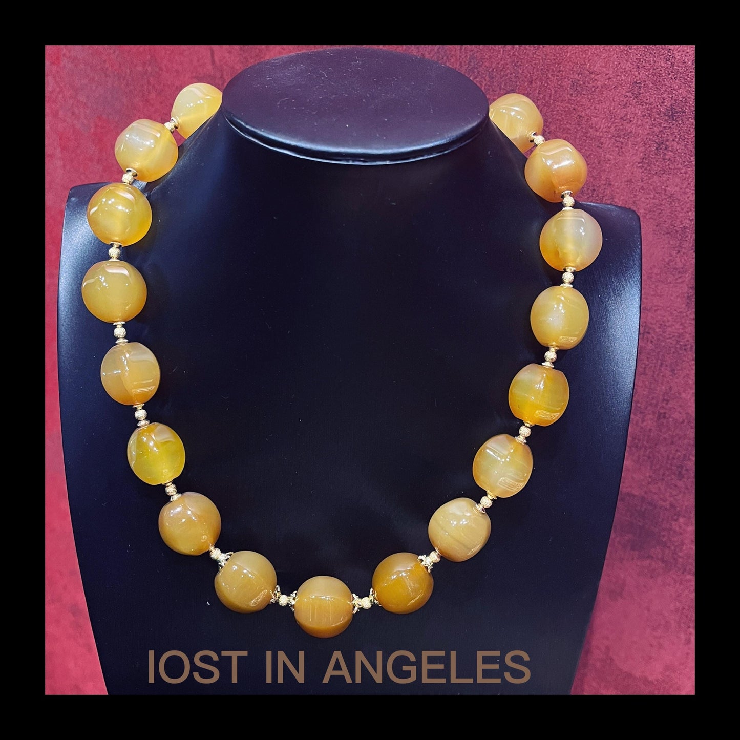 Handcrafted Brazilian Agate Necklace: Sterling Silver, Gold-Filled, Rose Gold-Filled Options
