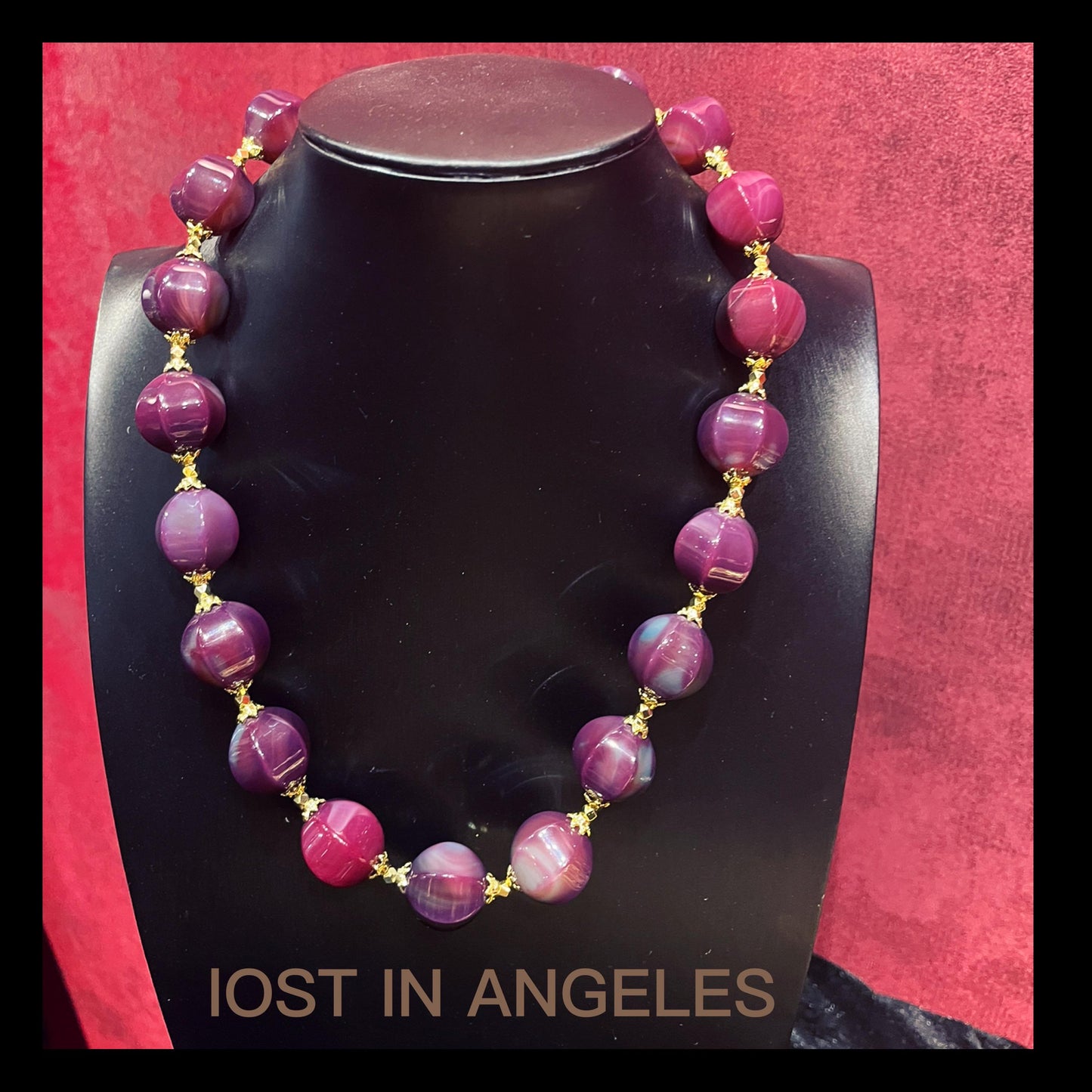 Handcrafted Brazilian Agate Necklace: Sterling Silver, Gold-Filled, Rose Gold-Filled Options